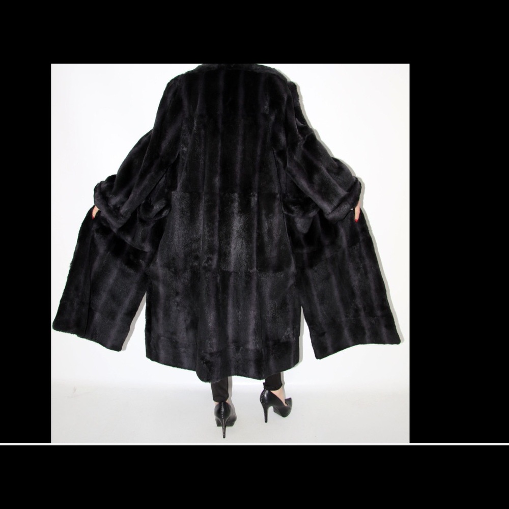 Sheered beaver winter coat XL